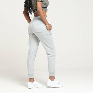 champion sweatpants joggers reverse weave high rise pants gray small